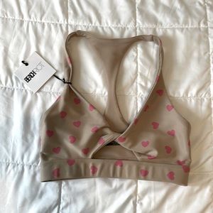 Beach Riot twist top sports bra